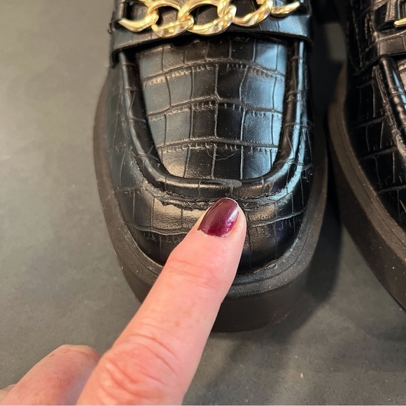 Reaction Kenneth Cole sz 8.5 Sienna lug sole loafer black - Picture 16 of 16